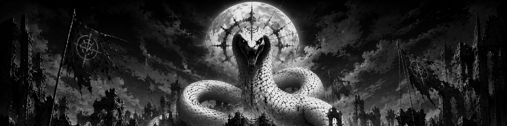 Cult of the White Serpent's banner